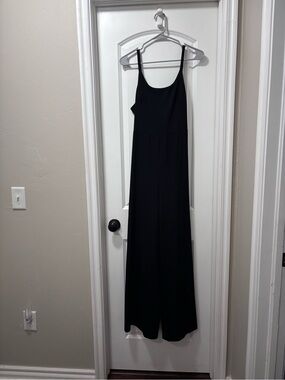 Classic Black Wide-Leg Jumpsuit